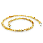 Adult Baltic Amber Necklace & 925 Sterling Silver Clasp 45cm. LE32
