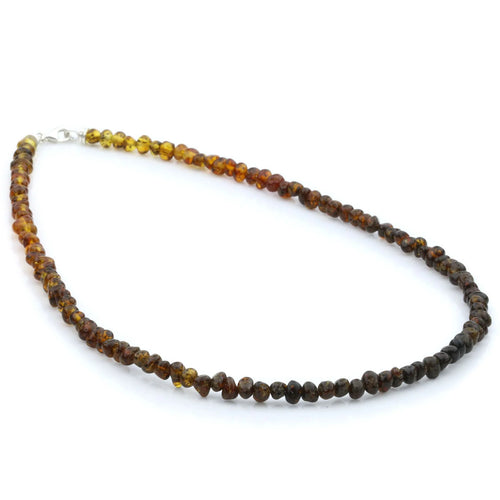 ADULT BALTIC AMBER 925 STERLING SILVER NECKLACE. SPT33