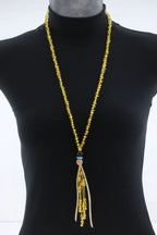 NATURAL BALTIC AMBER TASSEL NECKLACE. TASSEL10