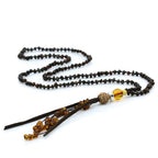 NATURAL BALTIC AMBER TASSEL NECKLACE. TASSEL08
