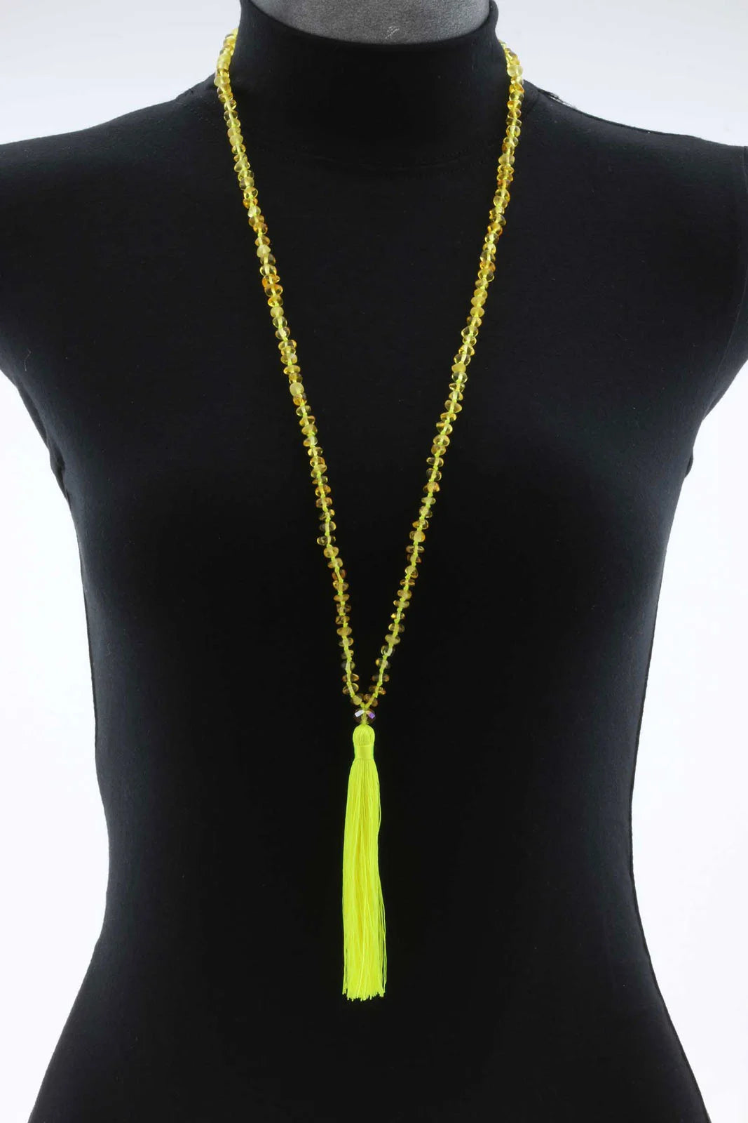 NATURAL BALTIC AMBER TASSEL NECKLACE. TSS11