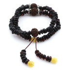 Adult Baltic Amber Bracelet with 925 Sterling Silver Mala Tassel. MD05