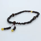 Adult Baltic Amber Bracelet with 925 Sterling Silver Mala Tassel. MD05