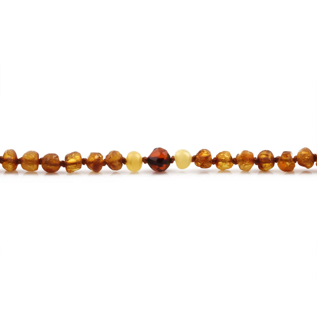 BALTIC AMBER TEETHING NECKLACE. LIMITED EDITION. LE425