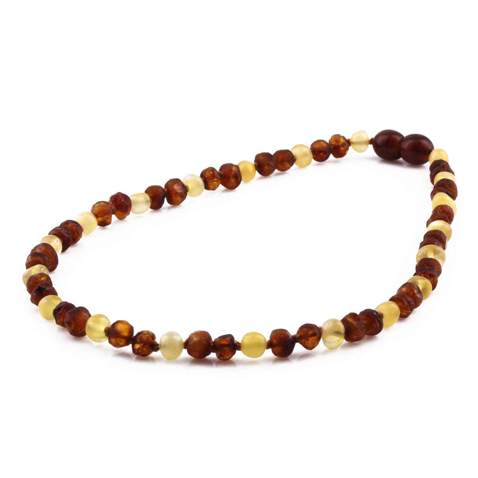 BALTIC AMBER TEETHING NECKLACE. LIMITED EDITION. XLE5