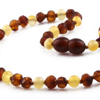 BALTIC AMBER TEETHING NECKLACE. LIMITED EDITION. XLE5