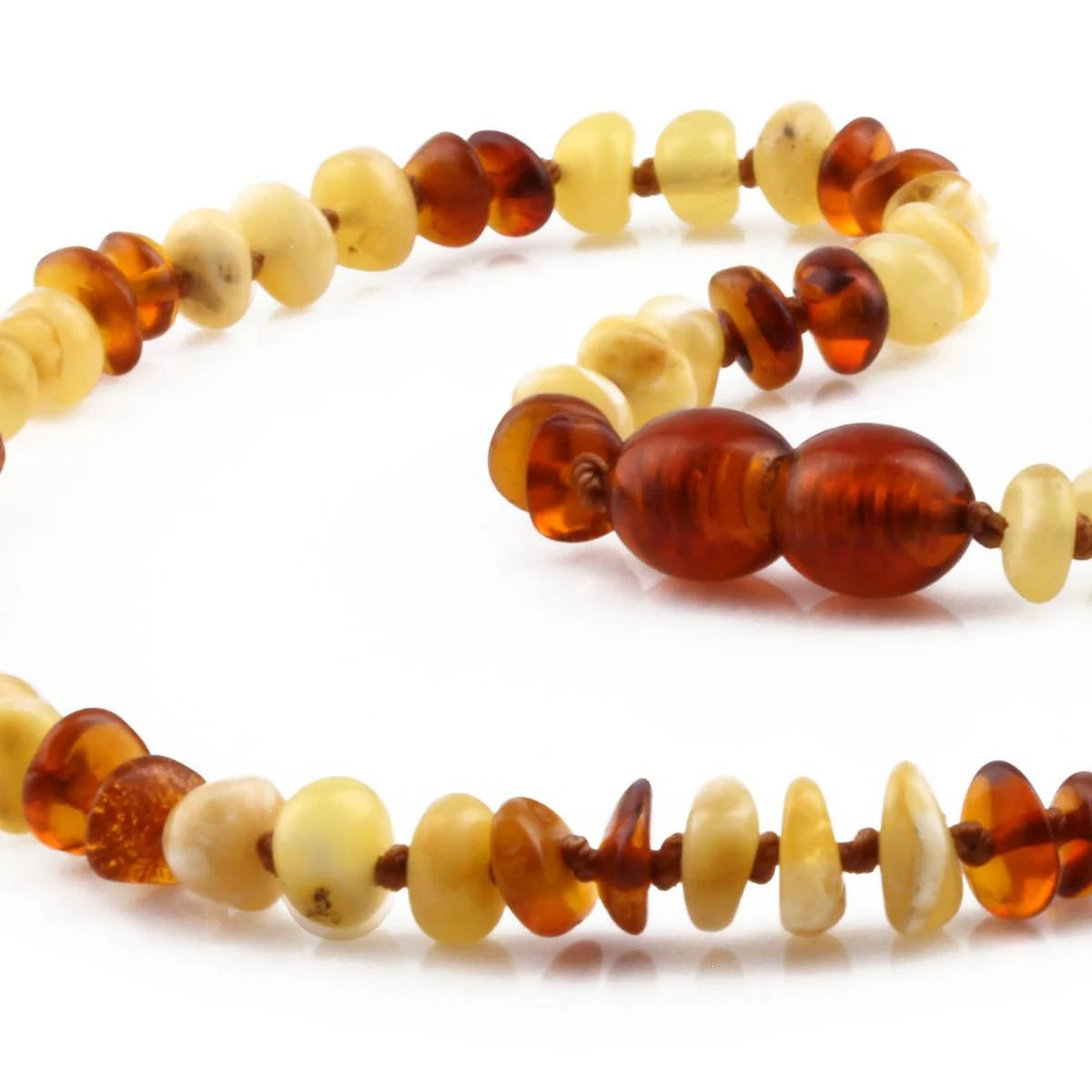 BALTIC AMBER TEETHING NECKLACE. LIMITED EDITION. CE144