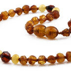 BALTIC AMBER TEETHING NECKLACE. LIMITED EDITION. LE425