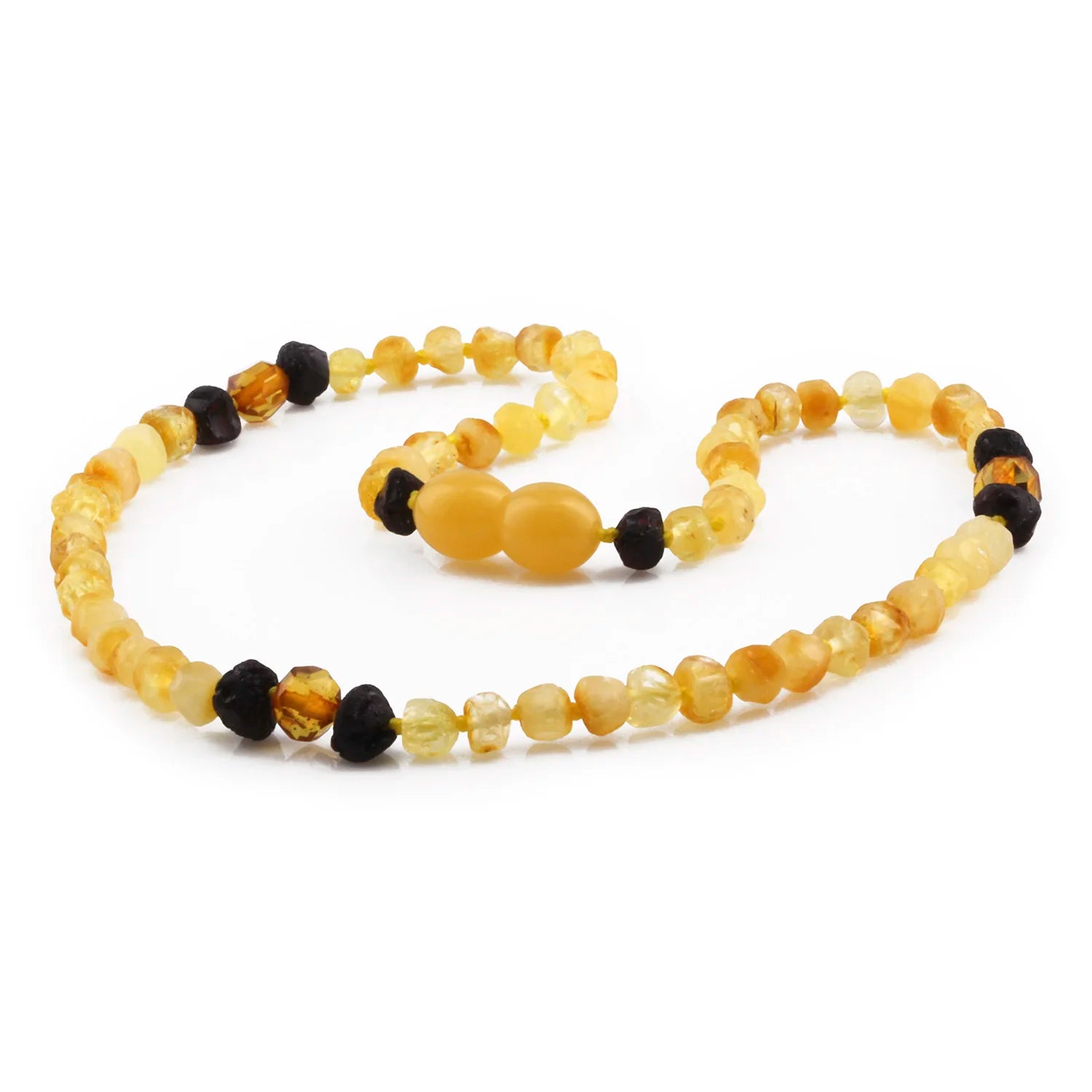 BALTIC AMBER TEETHING NECKLACE. LIMITED EDITION. XLE1
