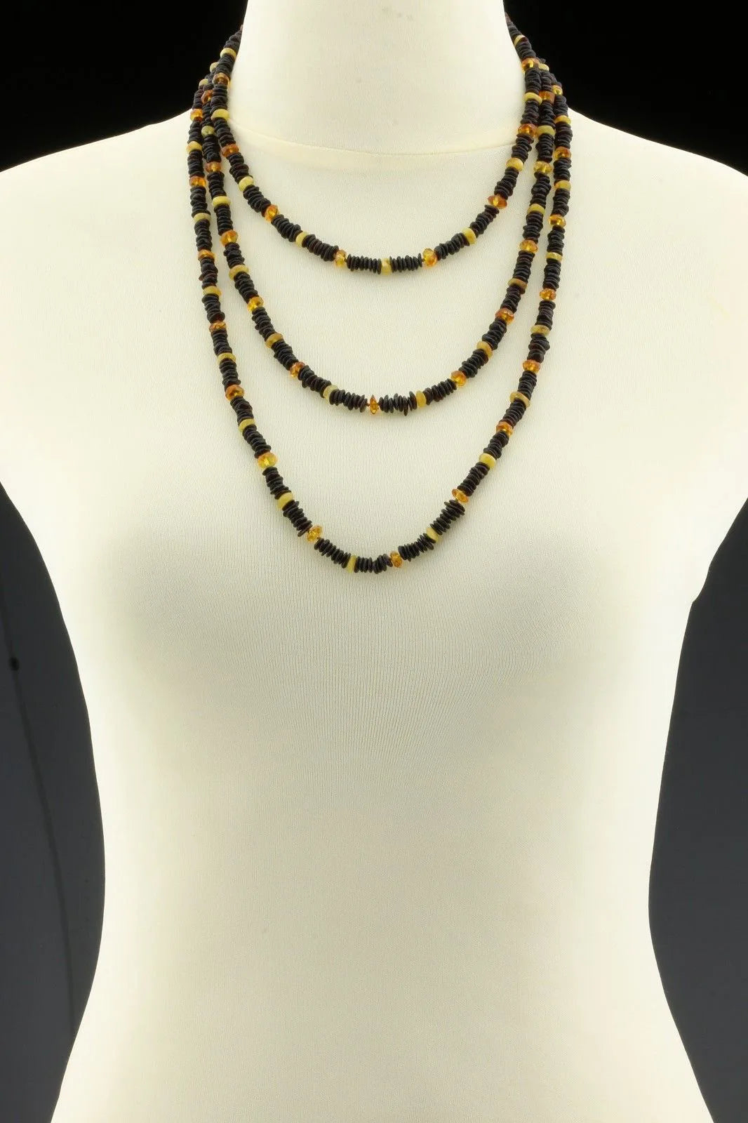 170cm Long Genuine Baltic Amber Necklace for Adult. AGS047