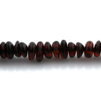 Adult Baltic Amber & 925 Sterling Silver Clasp Bracelet 18cm. Ro Dark Cognac s.
