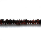 ADULT BALTIC AMBER & 925 STERLING SILVER CLASP NECKLACE 45CM. RO DARK COGNAC S.