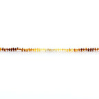 Natural Baltic Amber Teething Necklace. Round Flat LE80