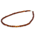 Adult Baltic Amber & 925 Sterling Silver Necklace 45cm. OCT85